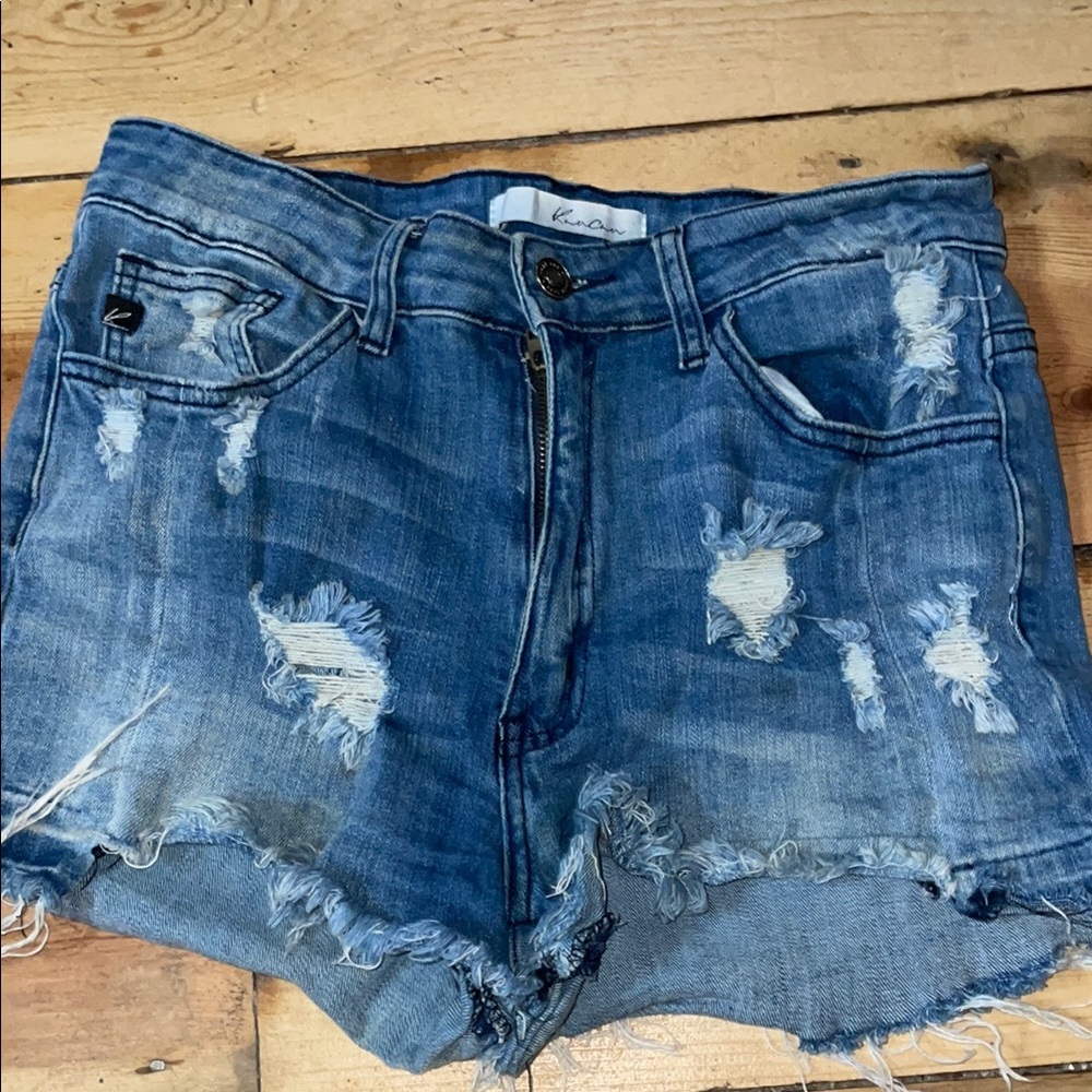 Women's Distressed Denim Shorts